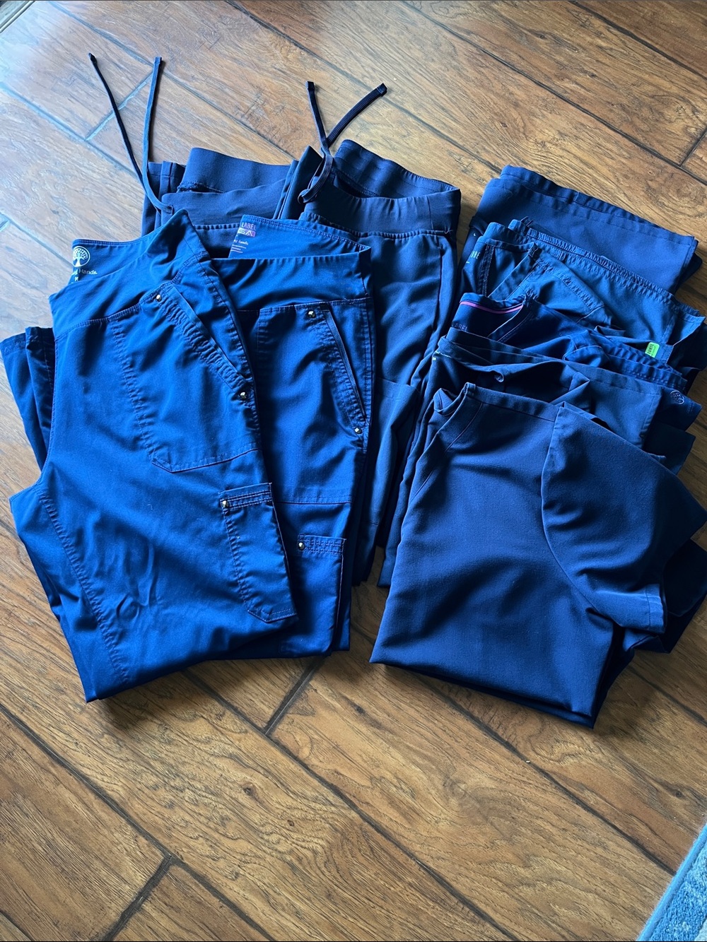 Bundle of Navy Blue Scrubs - Solid Navy Workwear